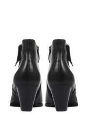Regarde Le Ciel Womens Black Sonia-23 Studded Leather Ankle Boots - Image 3 of 5