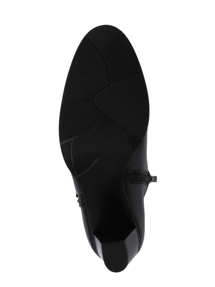 Regarde Le Ciel Womens Black Sonia-23 Studded Leather Ankle Boots - Image 5 of 5
