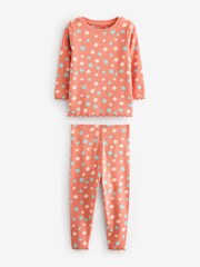Rose/crème Ditsy - 100Pyjama Fleuri Snuggle % coton 3 Lot (9mths-16yrs) - Image 6 de 10