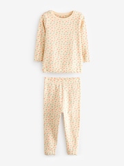 Rose/crème Ditsy - 100Pyjama Fleuri Snuggle % coton 3 Lot (9mths-16yrs) - Image 7 de 10