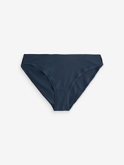 Blue/Green Marl High Leg Cotton Rich Knickers 4 Pack - Image 5 of 9