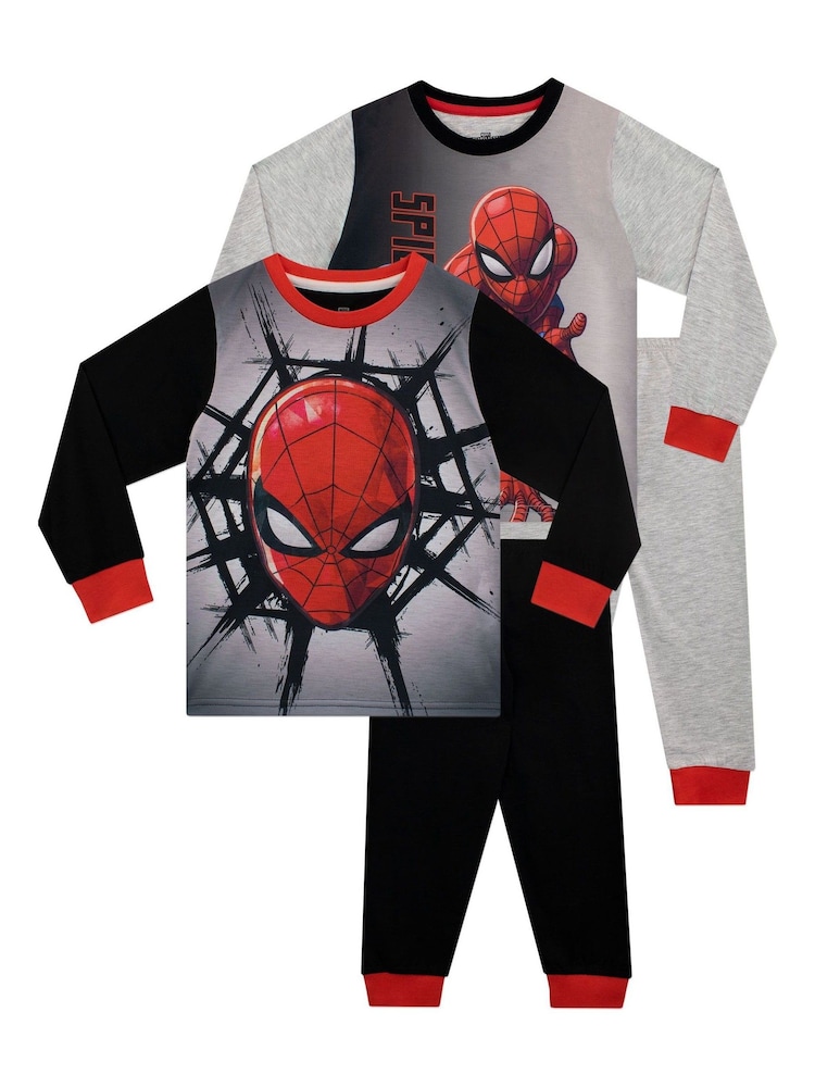 حزمة من 2 بيجامة برسمة Spiderman من القطن 100% من Character - صورة 1 من 5