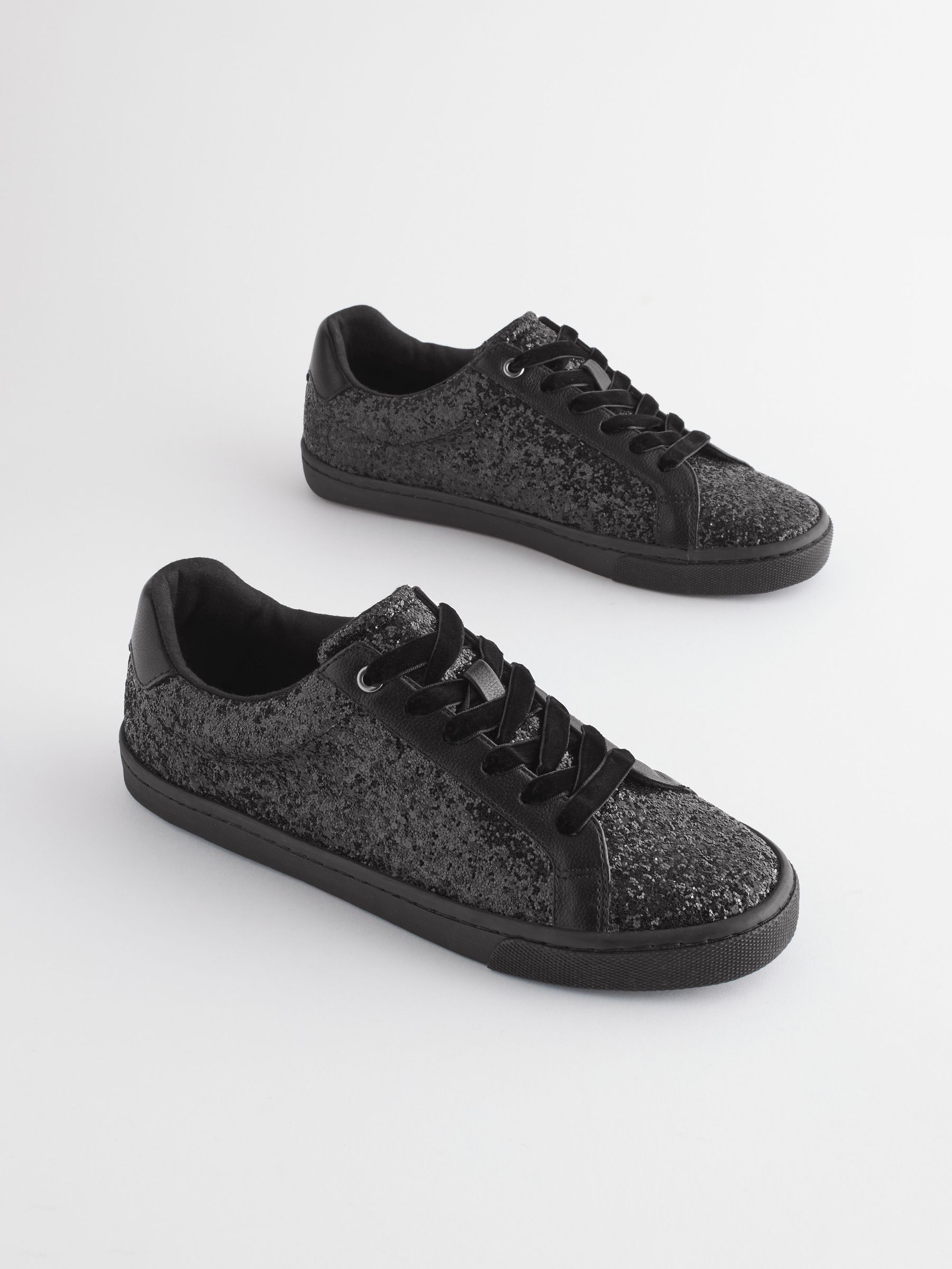 Next womens black trainers 2025