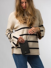 Pure Luxuries London Lana Nappa Leather Cross-Body Phone Bag - Image 1 of 8