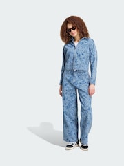سترة رياضية دنيم بسحّاب Firebird تشكيلة Liberty London من adidas Originals - صورة 1 من 5