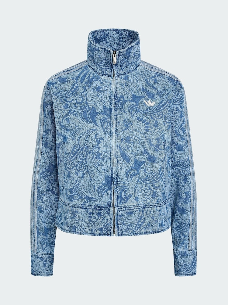 سترة رياضية دنيم بسحّاب Firebird تشكيلة Liberty London من adidas Originals - صورة 5 من 5 سترة رياضية دنيم بسحّاب Firebird تشكيلة Liberty London من adidas Originals - صورة 5 من 5