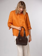 بني - Conkca 'Vesper' Leather Handbag - صورة 2 من 7