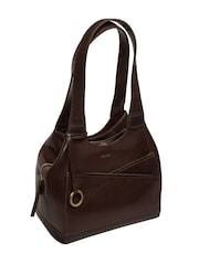 بني - Conkca 'Vesper' Leather Handbag - صورة 6 من 7