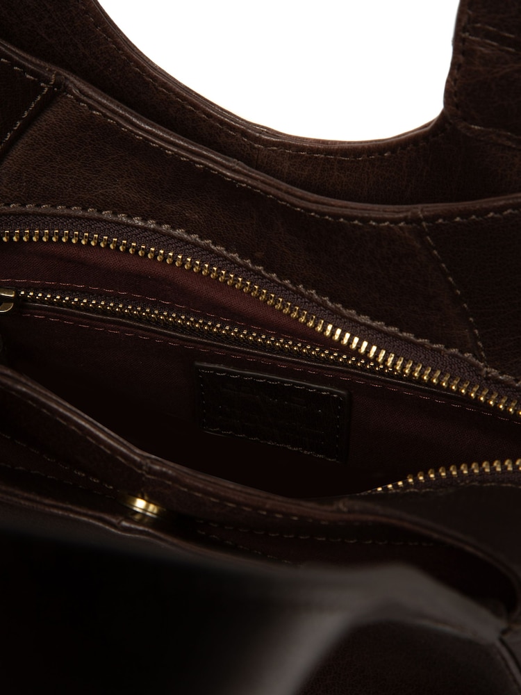 بني - Conkca 'Vesper' Leather Handbag - صورة 7 من 7 بني - Conkca 'Vesper' Leather Handbag - صورة 7 من 7