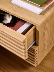 MADE.COM Natural Oak Effect Tulma Bedside Table - Image 2 of 5