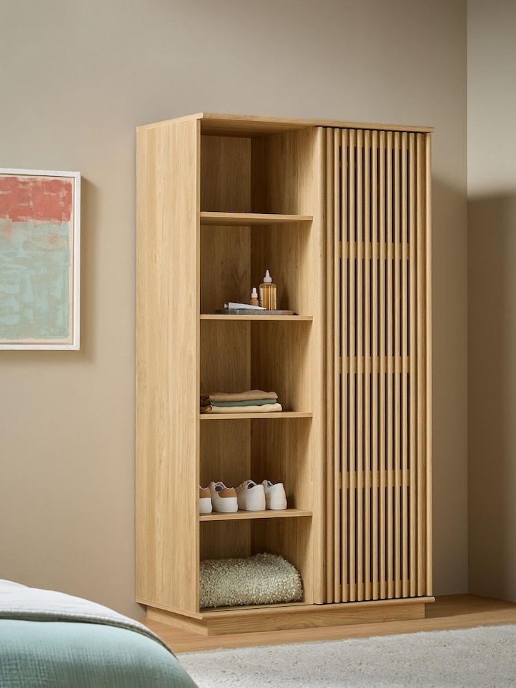 MADE.COM Oak Tulma Double Wardrobe - Image 1 of 6