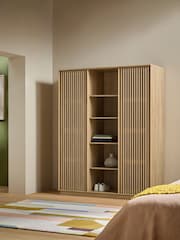 MADE.COM Oak Tulma Triple Wardrobe - Image 1 of 6