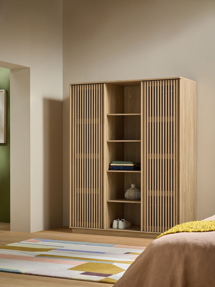 MADE.COM Oak Tulma Triple Wardrobe - Image 1 of 6
