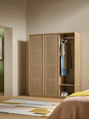 MADE.COM Oak Tulma Triple Wardrobe - Image 2 of 6
