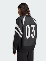 adidas Black House Of Tiro Knitted Sweatshirt - Image 2 of 5