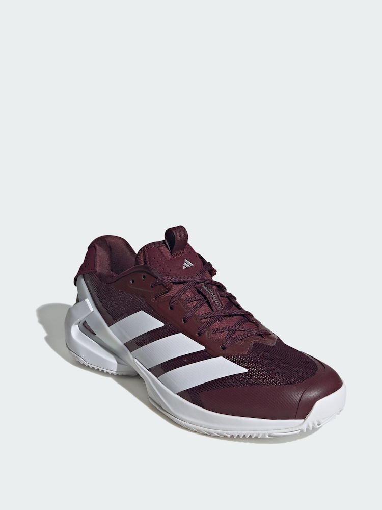 adidas Red Adizero Ubersonic 5 Clay Tennis Shoes - Image 1 of 4 adidas Red Adizero Ubersonic 5 Clay Tennis Shoes - Image 1 of 4
