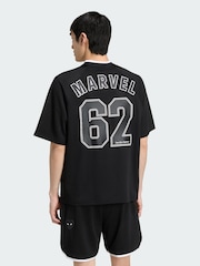 adidas Black Marvel Spider-Man Mesh Jersey - Image 2 of 5