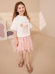 Pink T-Shirt and Skirt Set (3-16yrs) - Image 1 of 7
