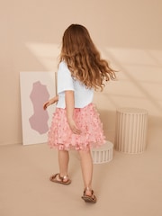 Pink T-Shirt and Skirt Set (3-16yrs) - Image 3 of 7