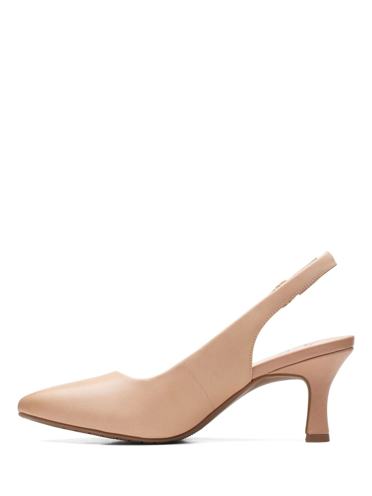Clarks Pink Leather Kataleyna Step Shoes - Image 2 of 7 Clarks Pink Leather Kataleyna Step Shoes - Image 2 of 7