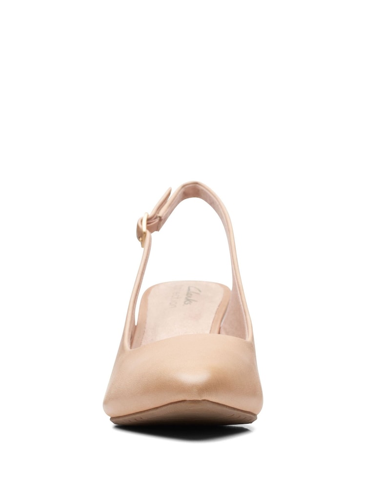 Clarks Pink Leather Kataleyna Step Shoes - Image 5 of 7