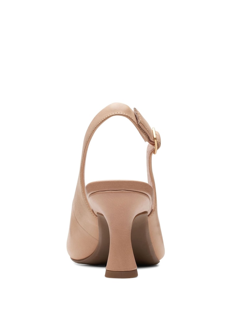 Clarks Pink Leather Kataleyna Step Shoes - Image 6 of 7