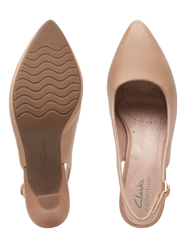 Clarks Pink Leather Kataleyna Step Shoes - Image 7 of 7 Clarks Pink Leather Kataleyna Step Shoes - Image 7 of 7