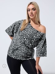 Animal - Yours Curve Limited T-skjorte med bare skuldre - Bilde 1 av 6