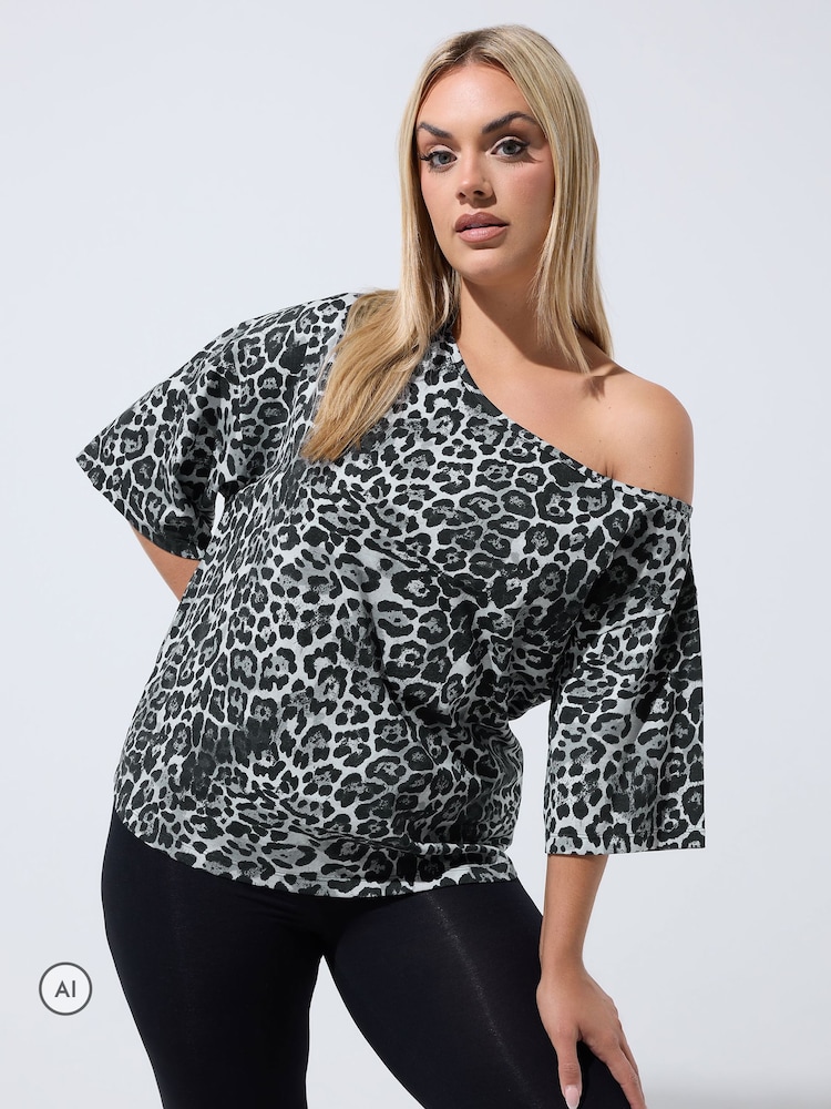 Animal - Yours Curve Limited T-skjorte med bare skuldre - Bilde 1 av 6