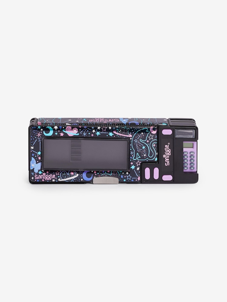 Smiggle Purple Wild Side Pop Out Pencil Case - Image 1 of 3 Smiggle Purple Wild Side Pop Out Pencil Case - Image 1 of 3