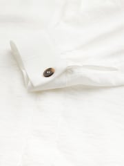Mint Velvet White Oversized Longline Shirt - Image 8 of 8