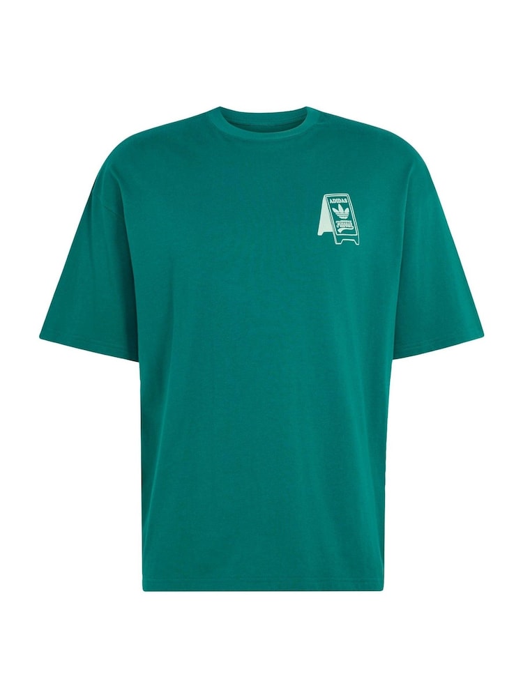 adidas Originals Green Food Cart T-Shirt - Image 5 of 5 adidas Originals Green Food Cart T-Shirt - Image 5 of 5
