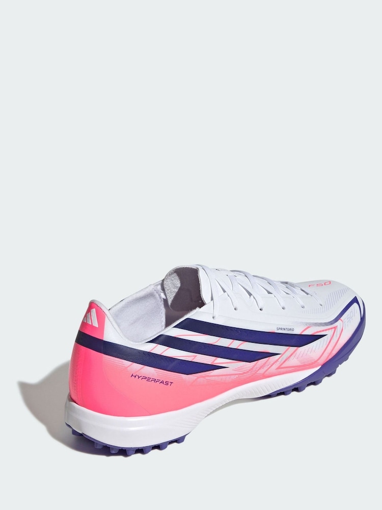 adidas White F50 Hyperfast League Turf Football Boots - Image 2 of 4 adidas White F50 Hyperfast League Turf Football Boots - Image 2 of 4