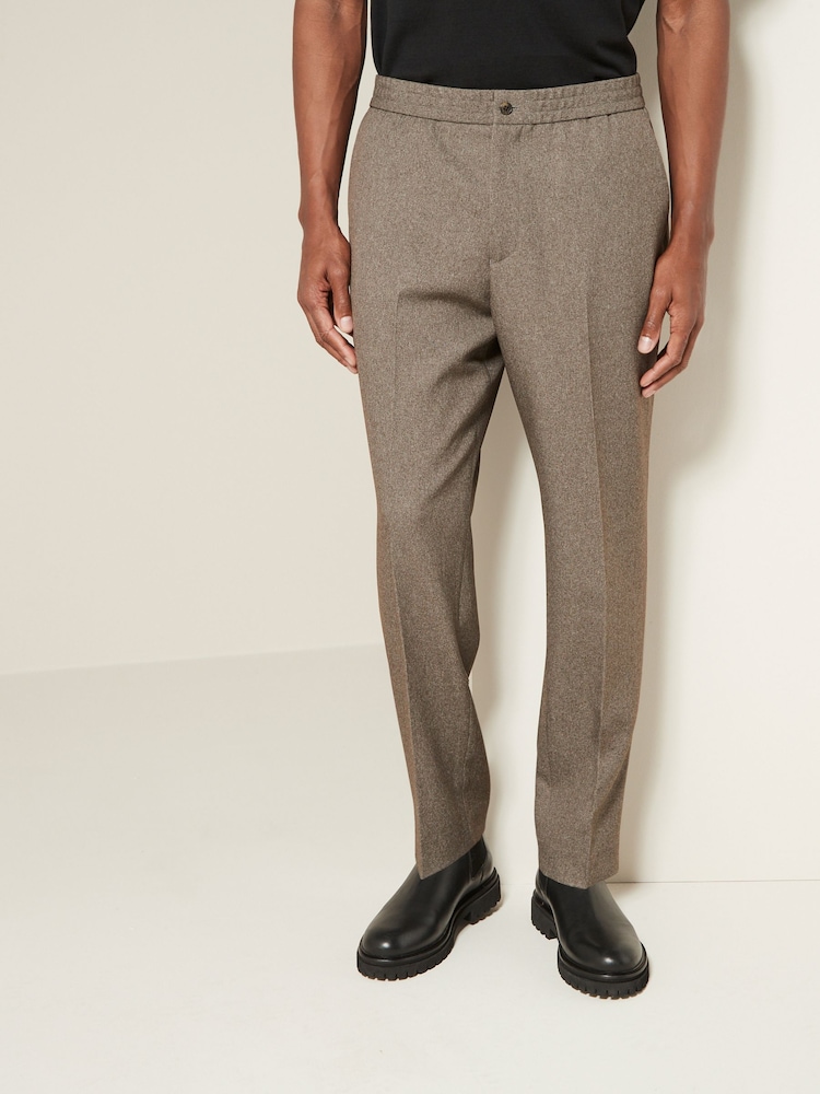 Marron taupe - Joggers texturés - Image 3 of 9