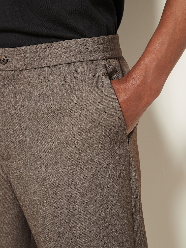 Marron taupe - Joggers texturés - Image 5 of 9