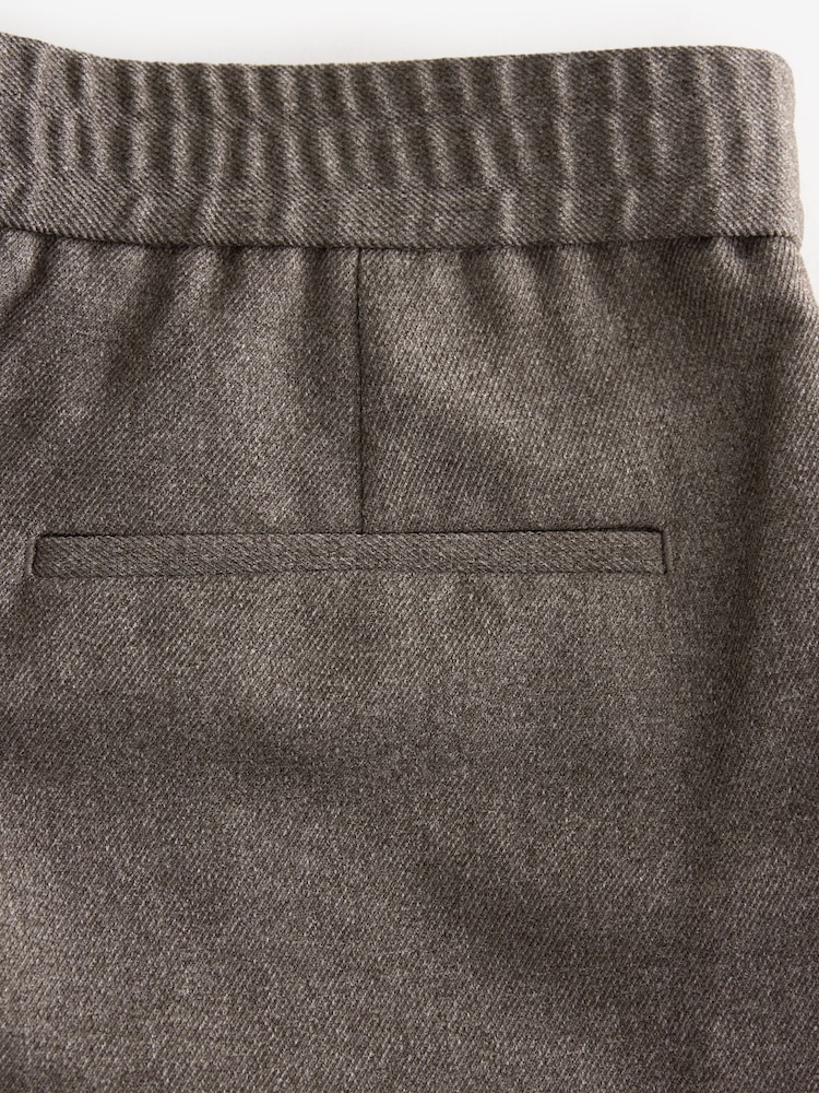 Marron taupe - Joggers texturés - Image 8 of 9