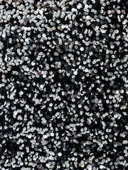 Threadbare Grey Sequin Bow Tie Detail Mini Dress - Image 6 of 6