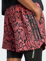 adidas Pink D4T Primelift Aop Shorts - Image 1 of 5