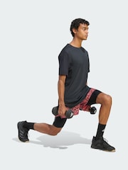 adidas Pink D4T Primelift Aop Shorts - Image 3 of 5