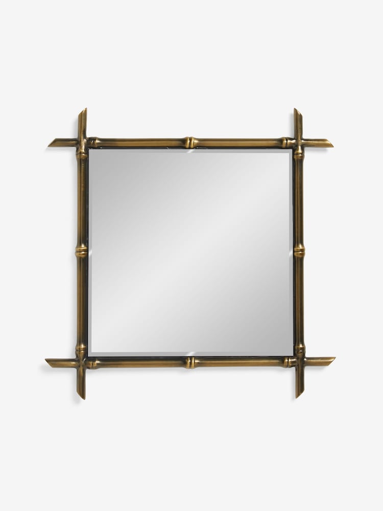 Rockett St George Gold Bamboo Mirror - Image 2 of 3