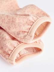 Peach Pink Bunny Baby Top And Leggings Set - Image 4 of 7