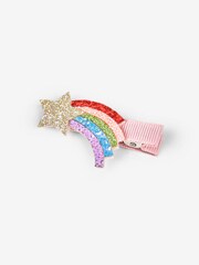 JoJo Maman Bébé Pink Party Glitter Clip - Image 1 of 3