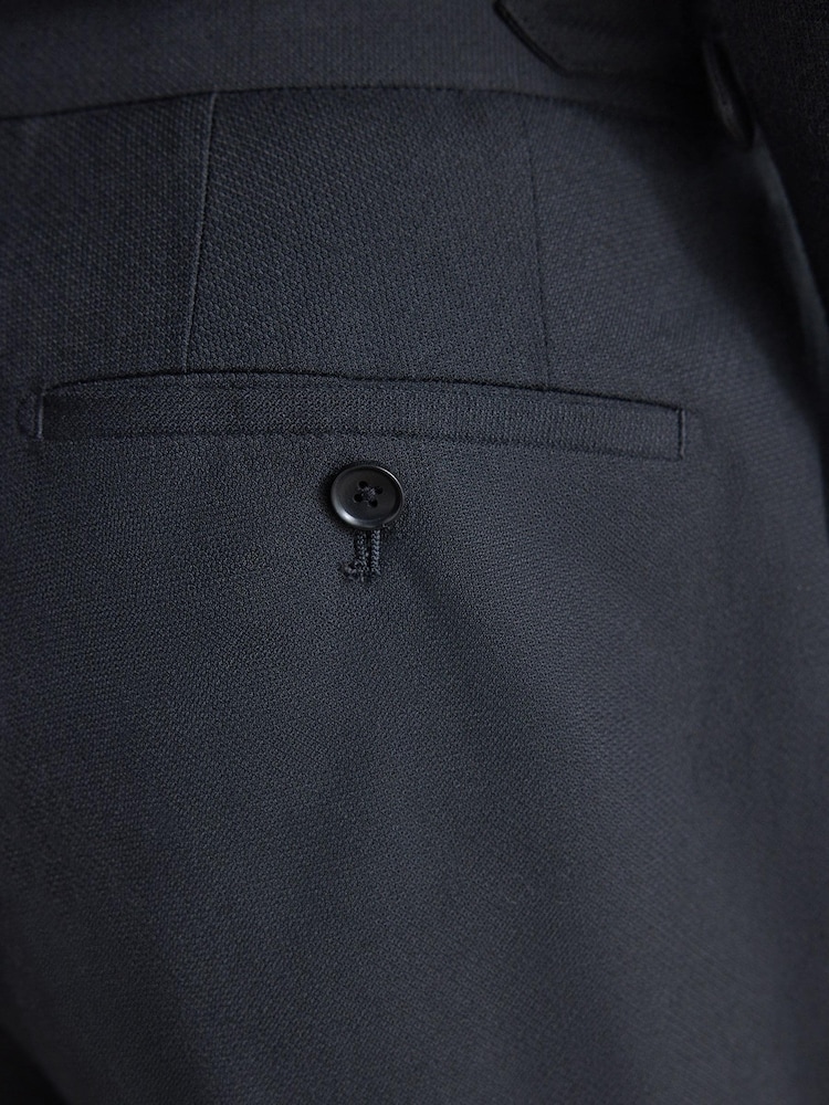 Black Signature Smart Textured Italian Wool Trousers with Side Adjusters - Image 10 of 10 Black Signature Smart Textured Italian Wool Trousers with Side Adjusters - Image 10 of 10