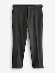 Gris de charbon de bois - Coupe classique Pantalons élégants With Wool - Image 6 de 9