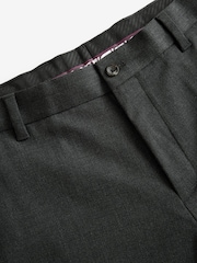 Gris de charbon de bois - Coupe classique Pantalons élégants With Wool - Image 7 de 9