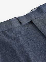 Marineblau/blau - Signature Smart strukturierte italienische Wollhose mit seitlichen Verstellern - Bild 10 von 10