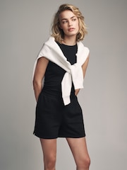 The Set Black/Cream 2 Pack Jogger Shorts - Image 1 of 16