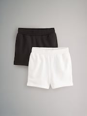 The Set Black/Cream 2 Pack Jogger Shorts - Image 2 of 16
