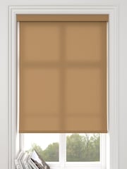 Toffee Brown Asher Made To Measure Light Filtering Roller Blind - Image 1 of 5
