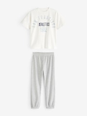 Blau/Weiß/Grau - Jogger-Schlafanzüge im 3er-Pack (3–16Jahre) - Bild 7 von 10